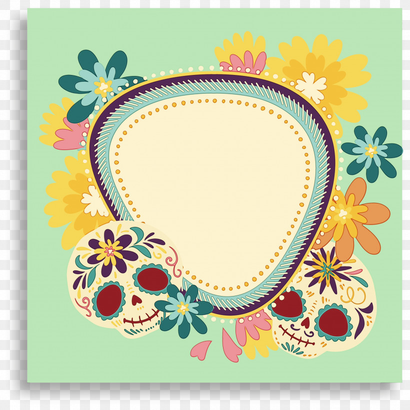 Picture Frame, PNG, 2997x3000px, Mexican Elements, Floral Design, Meter, Paint, Picture Frame Download Free