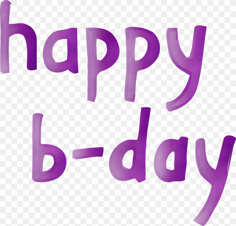 Text Font Violet Purple Pink, PNG, 3000x2878px, Happy B Day Calligraphy, Calligraphy, Line, Logo, Magenta Download Free