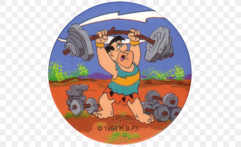 Fred Flintstone Pebbles Flinstone Fitness Centre Hanna-Barbera, PNG, 500x500px, Fred Flintstone, Animated Cartoon, Animation, Cartoon, Exercise Download Free