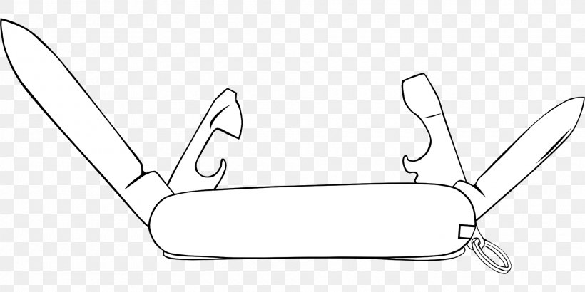 Swiss Army Knife Drawing Clip Art, PNG, 1920x960px, Knife, Area, Arm, Auto Part, Black And White Download Free