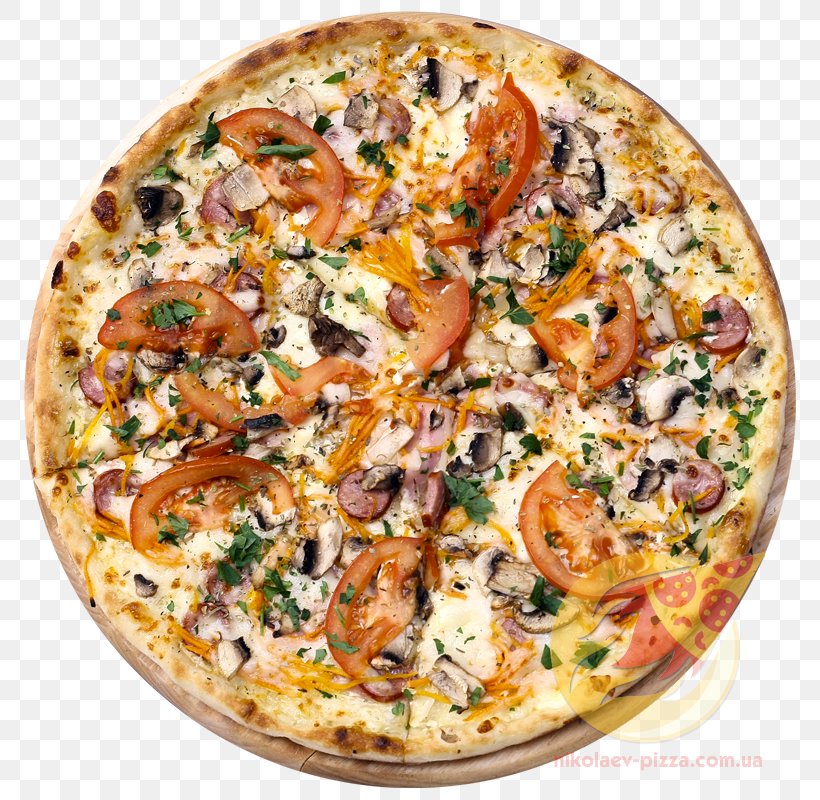 California-style Pizza Sicilian Pizza Ham Salami, PNG, 800x800px, Californiastyle Pizza, American Food, Bacon, California Style Pizza, Cuisine Download Free