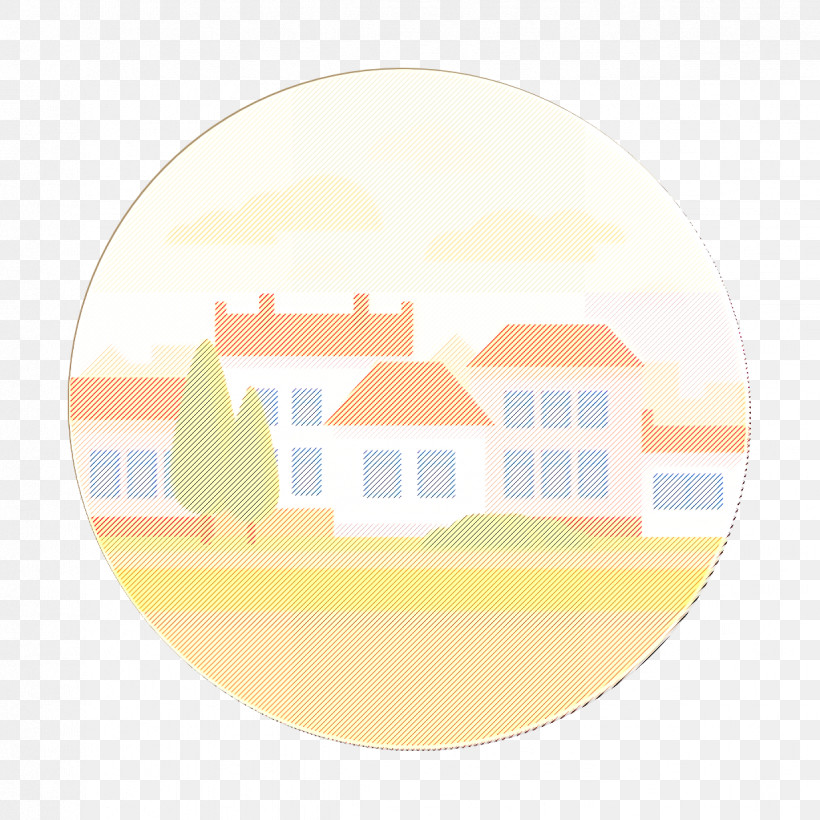 Landscapes Icon Village Icon Rural Icon, PNG, 1234x1234px, Landscapes Icon, Brown, Cartoon, Green, House Download Free