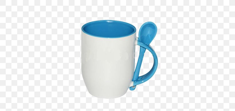 Mug Ceramic Spoon Coffee Cup, PNG, 359x388px, Mug, Asa, Blue, Ceramic, Coffee Download Free