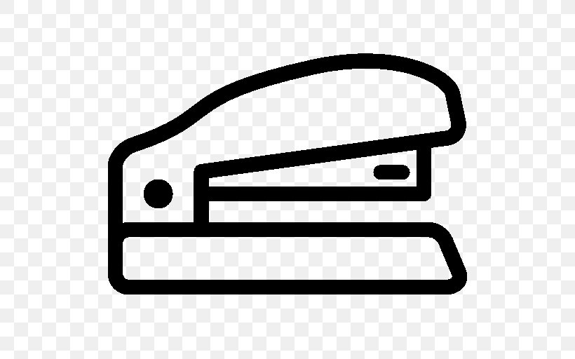 Paper Stapler Clip Art, PNG, 512x512px, Paper, Area, Black And White, Fastener, Office Download Free
