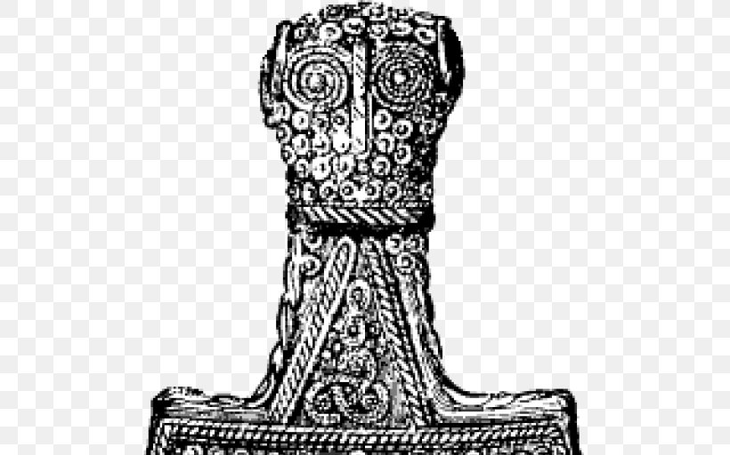 Viking Age Mjölnir Thor Norse Mythology, PNG, 512x512px, Viking Age, Black And White, Charms Pendants, Freyja, Historical Linguistics Download Free