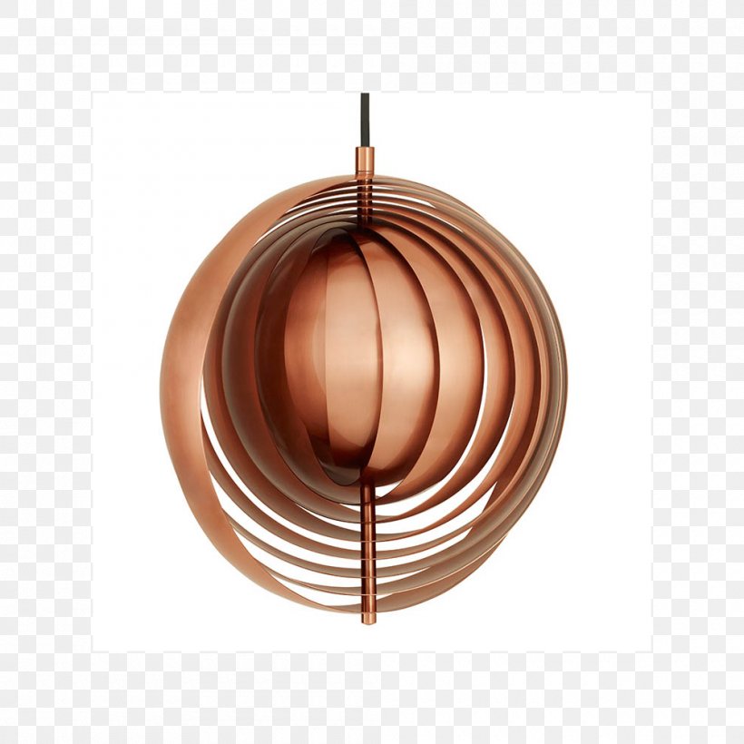 Light Lamp Moon Copper, PNG, 1000x1000px, Light, Chandelier, Copper, Designer, Lamp Download Free