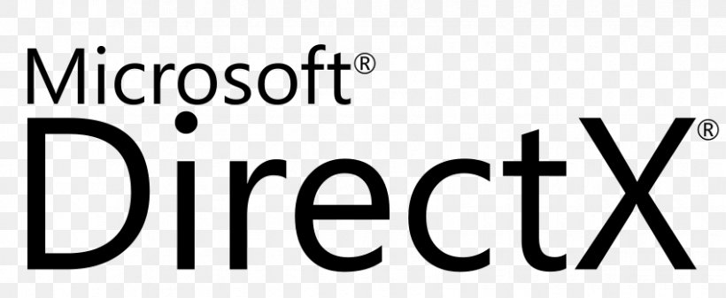 DirectX Installation Direct3D 11 Microsoft Windows 7, PNG, 850x350px, Directx, Area, Black, Black And White, Brand Download Free