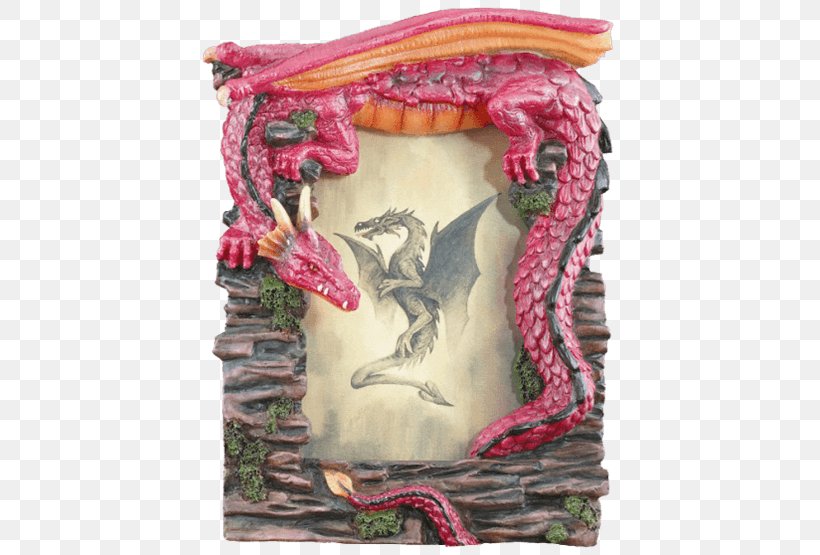 Picture Frames Dragon Statue Mirror, PNG, 555x555px, Picture Frames, Chinese Dragon, Dragon, Fantasy, Figurine Download Free