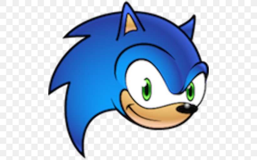 Sonic The Hedgehog 2 Sonic CD Tails Mega Drive, PNG, 512x512px, Sonic The Hedgehog, Artwork, Beak, Dolphin, Fish Download Free