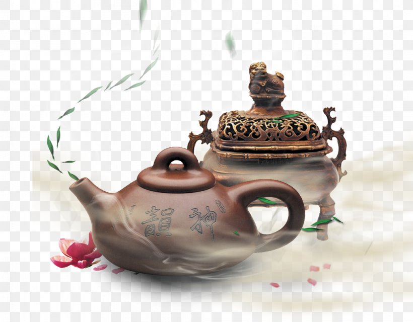 Tea Censer Poster, PNG, 1039x812px, Watercolor, Cartoon, Flower, Frame, Heart Download Free