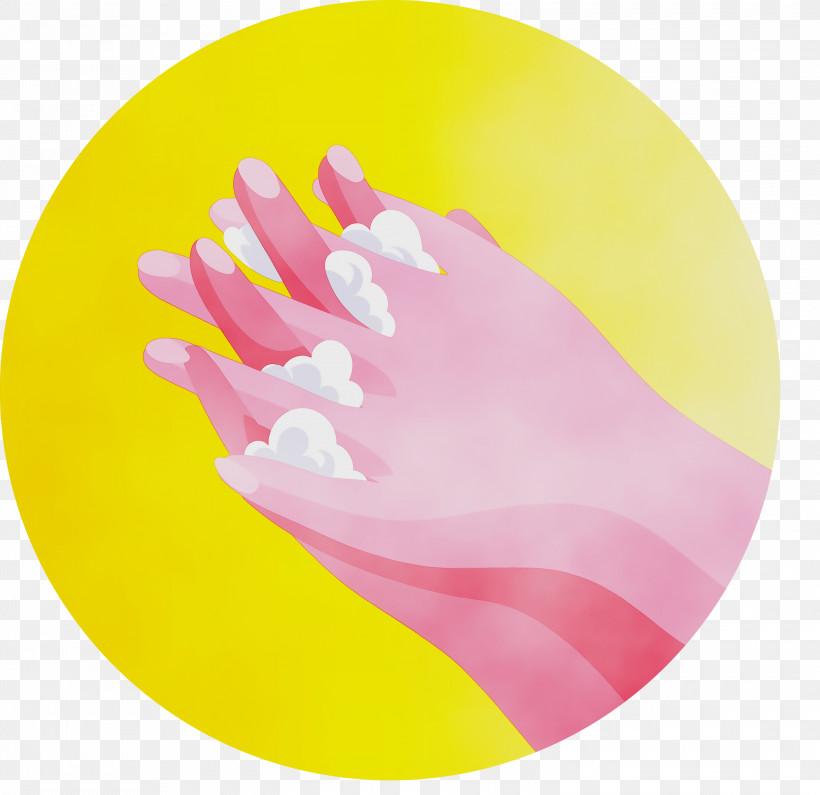 Yellow, PNG, 3000x2909px, Hand Washing, Hand Sanitizer, Paint, Wash Your Hands, Watercolor Download Free
