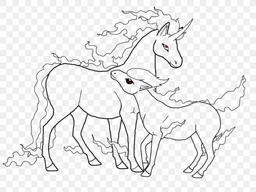 Mule Line Art Ponyta Rapidash, PNG, 1024x768px, Mule, Animal Figure, Art, Artwork, Black And White Download Free