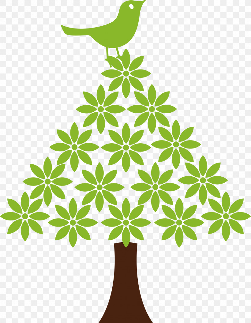 Tree, PNG, 2331x3000px, Tree, Biology, Branching, Flower, Green Download Free