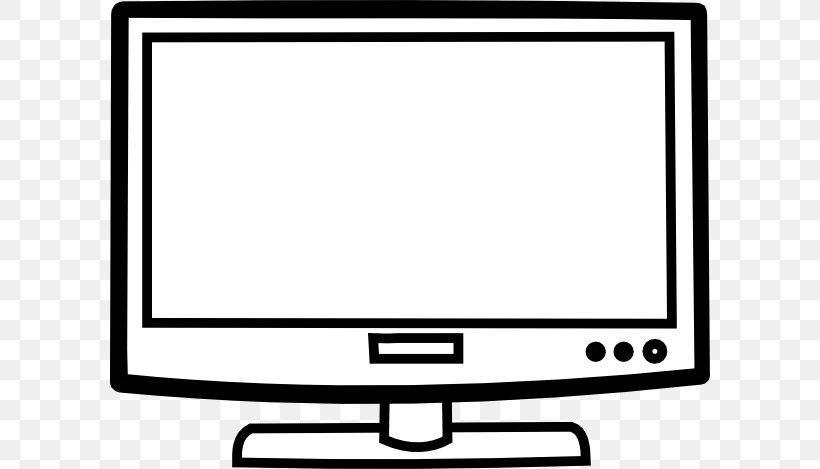 Television Black And White Coloring Book Clip Art, PNG, 600x469px, Television, Area, Black And White, Cartoon, Coloring Book Download Free