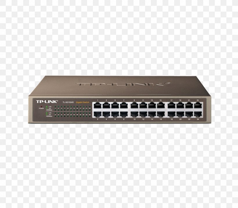 Network Switch Gigabit Ethernet TP-Link Port, PNG, 1143x1000px, 19inch Rack, Network Switch, Audio Receiver, Computer Network, Computer Port Download Free
