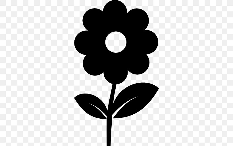 Flower Clip Art, PNG, 512x512px, Flower, Black, Black And White, Flora, Floral Design Download Free