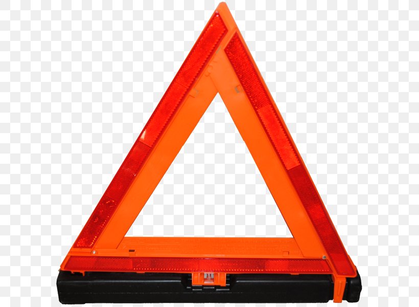 Triangle Advarselstrekant Emergency Safety Slow Moving Vehicle, PNG, 600x600px, Triangle, Advarselstrekant, Custer Products, Emergency, Orange Download Free