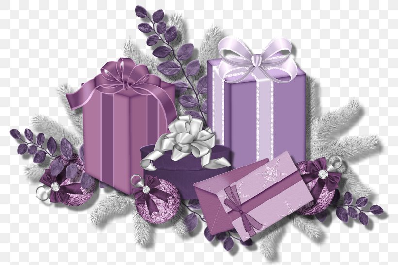 Gift Purple Santa Claus Clip Art, PNG, 800x546px, Gift, Christmas, Christmas Decoration, Christmas Ornament, Lilac Download Free