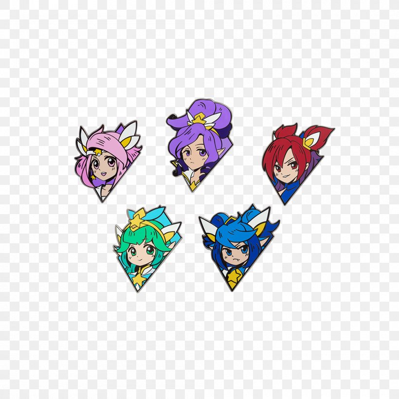 League Of Legends Lapel Pin Riot Games Star Video Game, PNG, 1000x1000px, League Of Legends, Ahri, Collectable, Eclypsia, Fictional Character Download Free