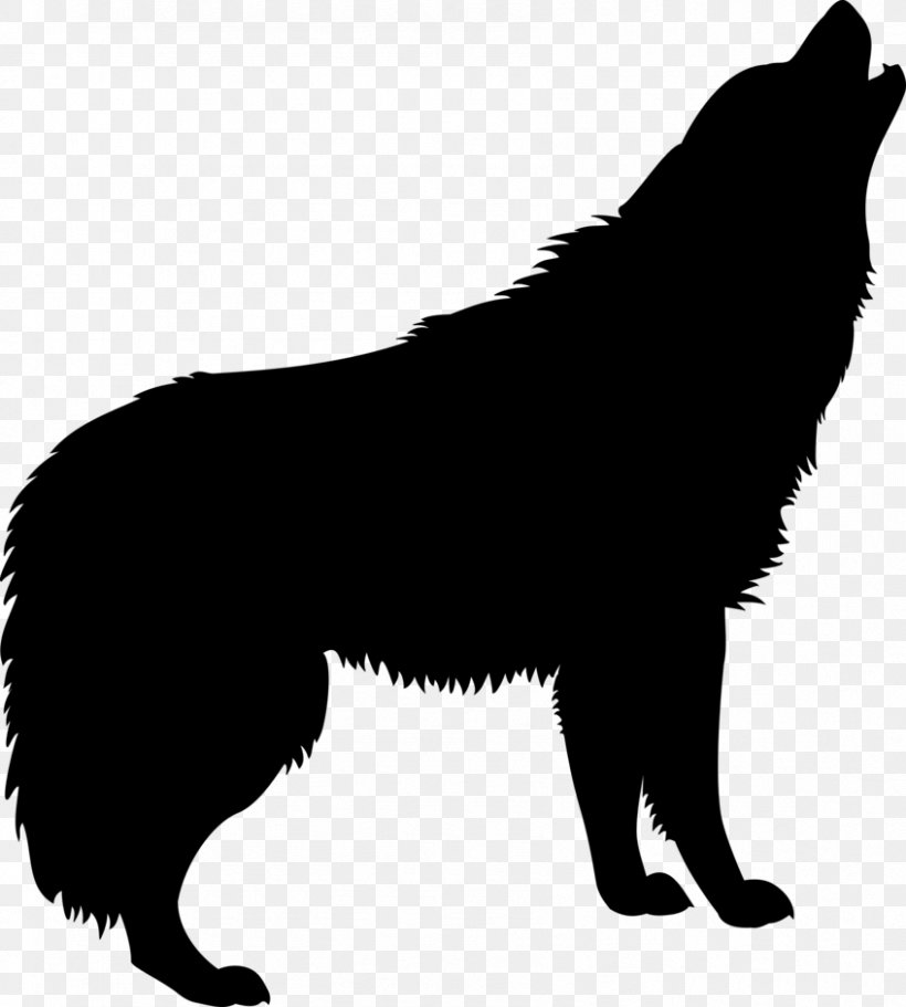 Gray Wolf Silhouette Clip Art, PNG, 847x942px, Gray Wolf, Art, Autocad Dxf, Black, Black And White Download Free