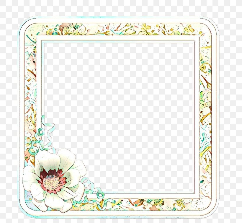 Floral Background Frame, PNG, 755x755px, Cartoon, Floral Design, Meter, Picture Frame, Picture Frames Download Free