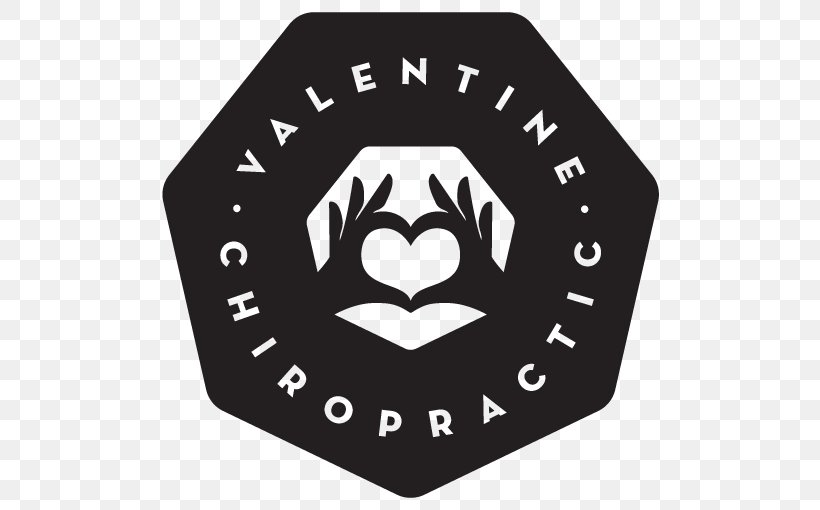 Valentine Chiropractic Leonard Valentine, DC Chiropractor Michael J. Valentine, DC, PNG, 510x510px, Chiropractic, Back Pain, Black And White, Brand, California Download Free