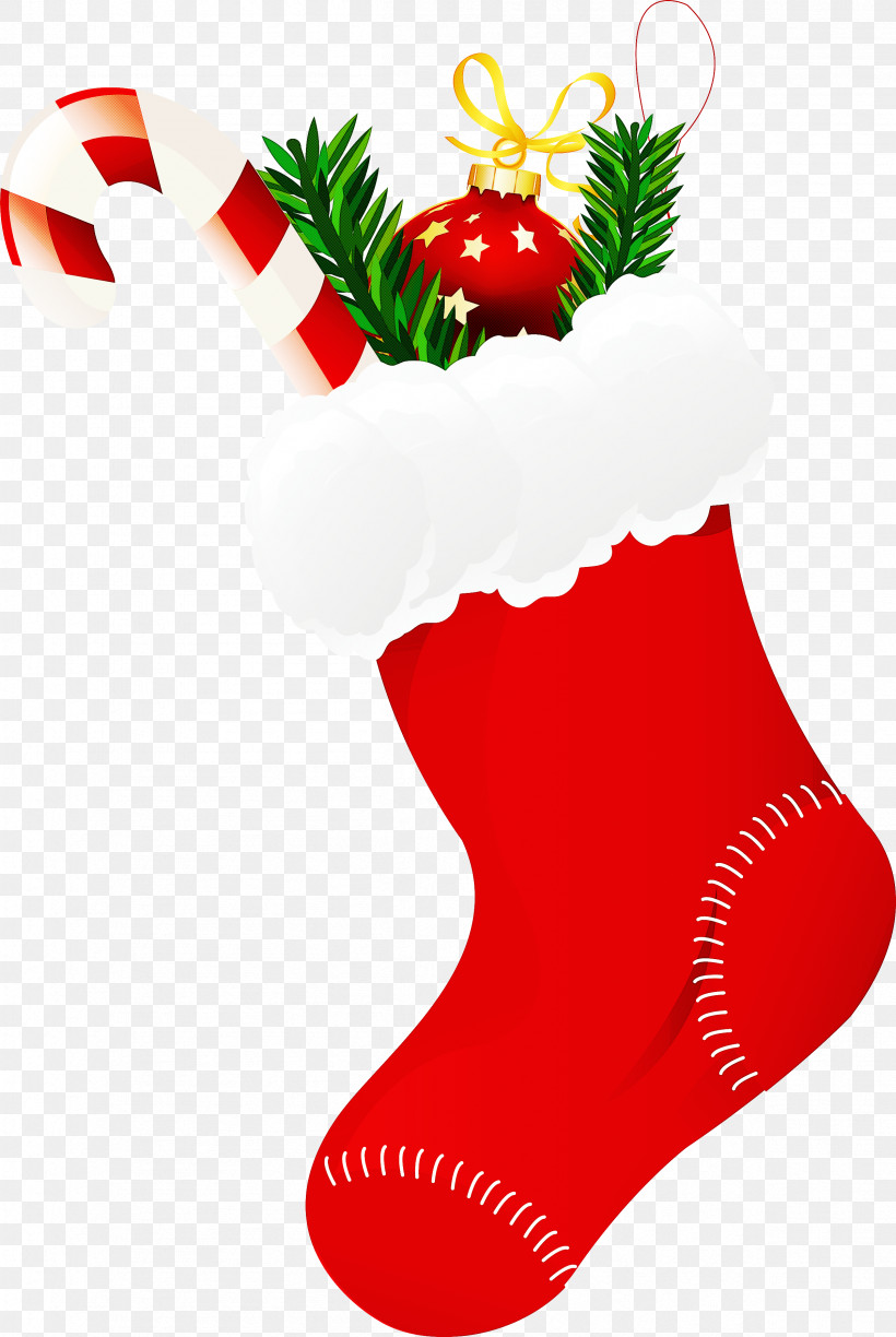 Christmas Stocking, PNG, 2402x3587px, Christmas Stocking, Christmas Decoration, Holly, Interior Design, Plant Download Free