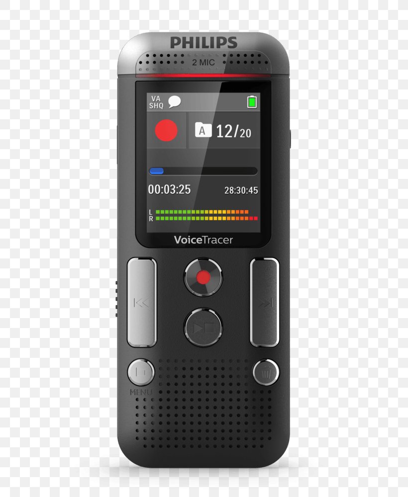 Dictation Machine Digital Dictation Philips Voice Tracer DVT2710 Sound Recording And Reproduction, PNG, 555x1000px, Dictation Machine, Cellular Network, Communication Device, Digital Dictation, Dragon Naturallyspeaking Download Free