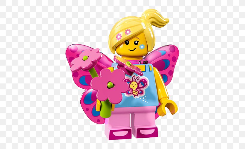Lego Minifigures LEGO 71018 Minifigures Series 17 The Lego Group, PNG, 500x500px, Lego Minifigure, Baby Toys, Bag, Butterfly Girl, Collectable Download Free