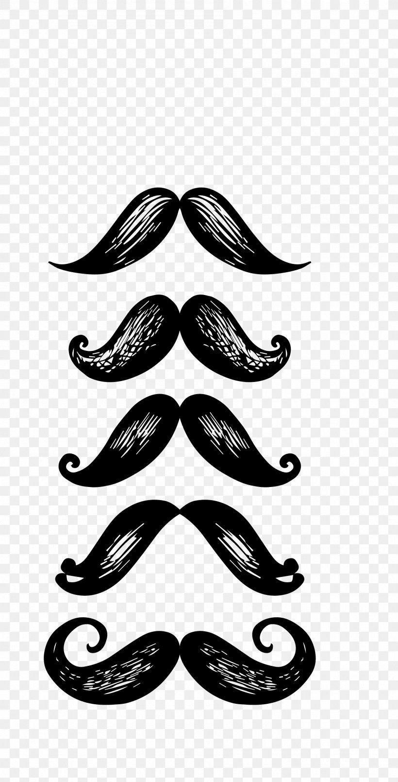 Moustache Beard Download, PNG, 1797x3528px, Moustache, Art, Beard, Black And White, Eyewear Download Free