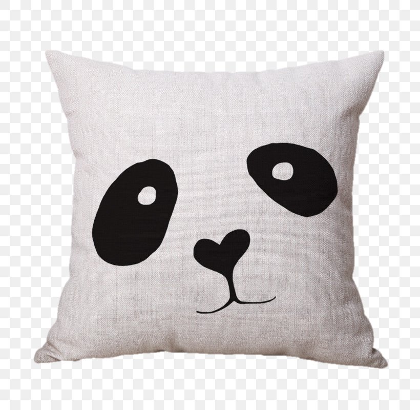 Giant Panda Bear Throw Pillows Cushion, PNG, 800x800px, Giant Panda, Bear, Bed, Bedding, Chair Download Free