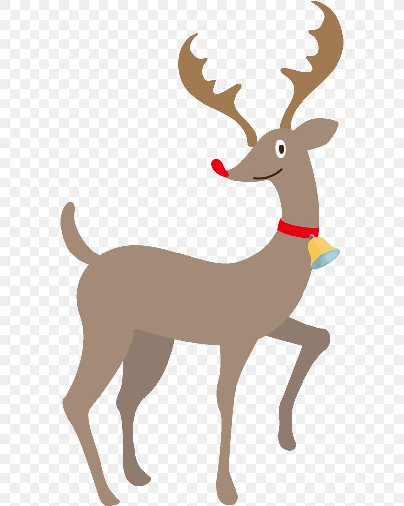 Reindeer Christmas Reindeer Christmas, PNG, 576x1026px, Reindeer, Antler, Christmas, Christmas Reindeer, Deer Download Free
