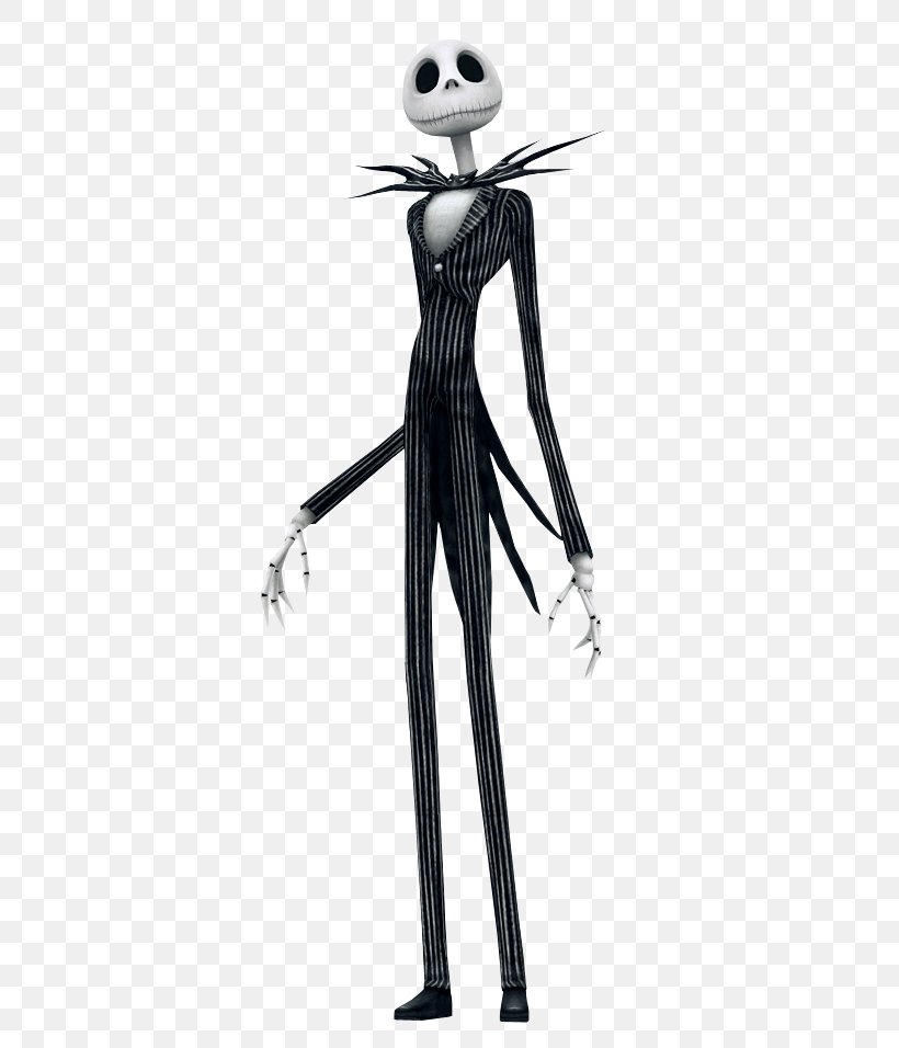 Kingdom Hearts: Chain Of Memories The Nightmare Before Christmas: The Pumpkin King Jack Skellington Halloween Protagonist, PNG, 519x956px, Kingdom Hearts Chain Of Memories, Black And White, Chris Sarandon, Costume, Costume Design Download Free