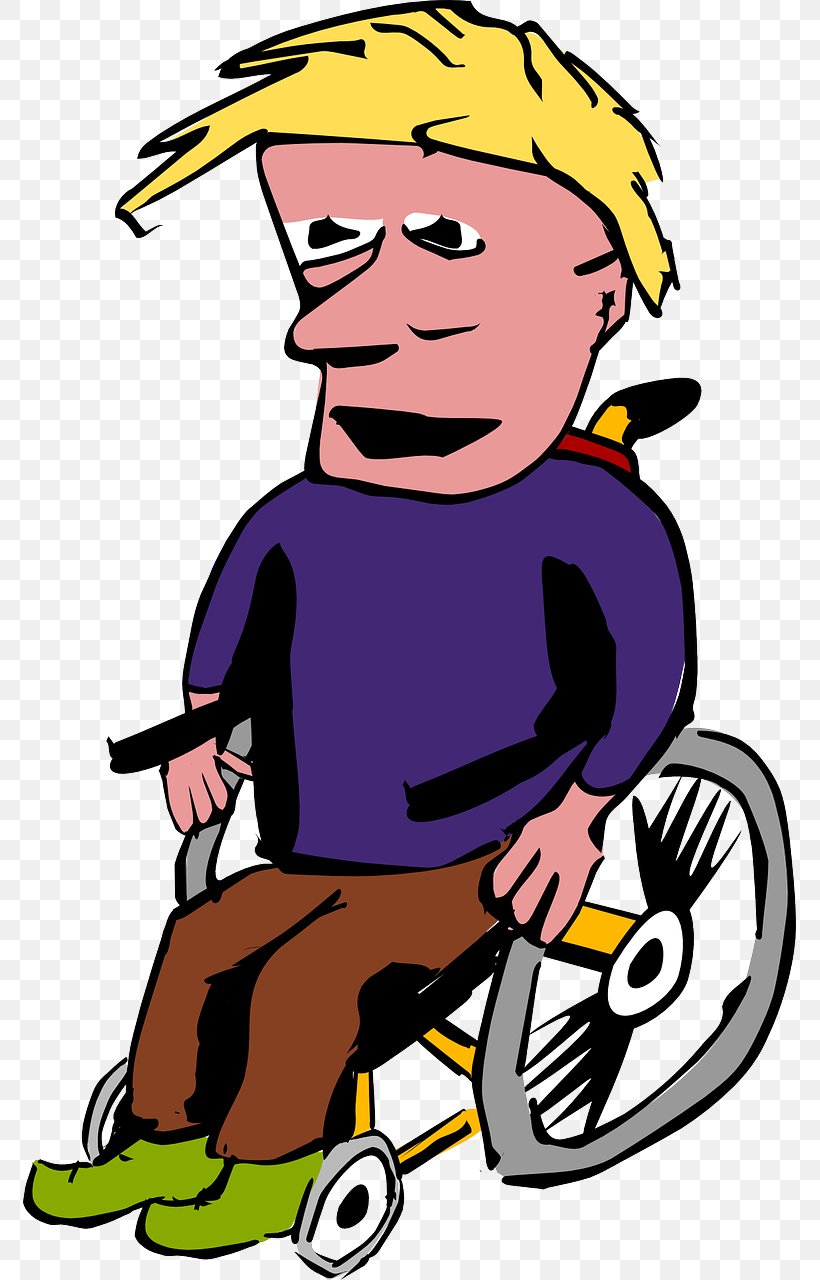 Wheelchair Disability Clip Art, PNG, 773x1280px, Wheelchair, Accessibility, Artwork, Boy, Cartoon Download Free