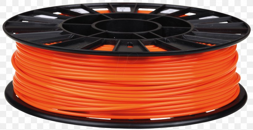 3D Printing Filament Polylactic Acid Millimeter Orange, PNG, 2362x1218px, 3d Printing, 3d Printing Filament, Hardware, Millimeter, Orange Download Free