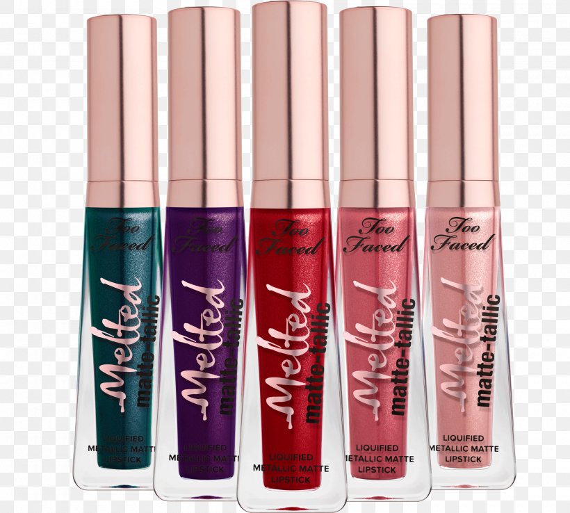 Melted Matte-tallics- Too Faced Too Faced Melted Matte Lipstick Cosmetics, PNG, 2000x1800px, Too Faced Melted Matte, Color, Cosmetics, Eye Shadow, Foundation Download Free