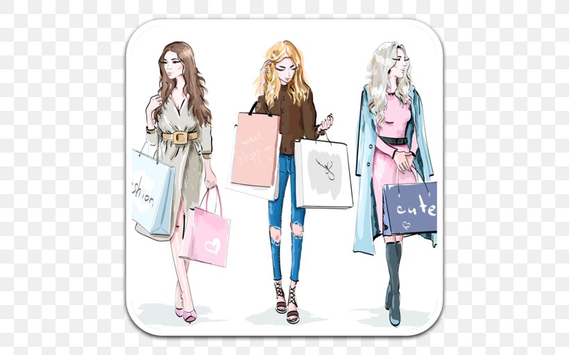 Shopping Bags & Trolleys, PNG, 512x512px, Shopping Bags Trolleys, Bag, Clothing, Doll, Drawing Download Free