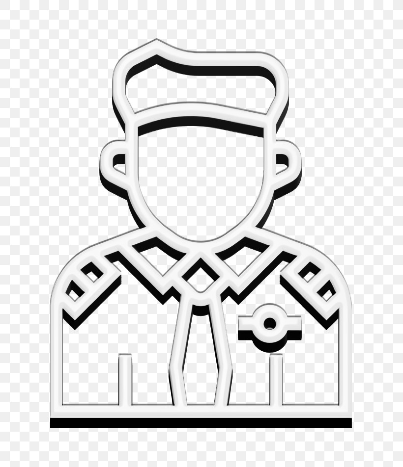 Pilot Icon Jobs And Occupations Icon, PNG, 736x952px, Pilot Icon, Blackandwhite, Coloring Book, Jobs And Occupations Icon, Line Download Free