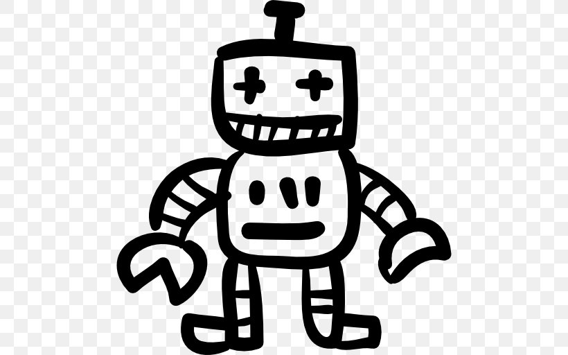 Robot Free Technology Child, PNG, 512x512px, Robot, Area, Black And White, Child, Game Download Free