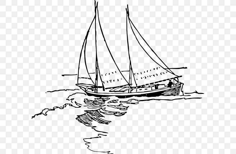 Sailing Ship Boat Clip Art, PNG, 600x538px, Sailing Ship, Artwork, Baltimore Clipper, Barque, Black And White Download Free