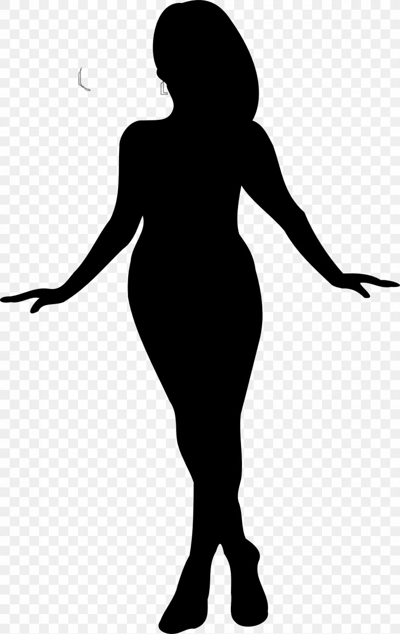 Silhouette Woman Clip Art, PNG, 1210x1920px, Silhouette, Arm, Black, Black And White, Clothing Download Free