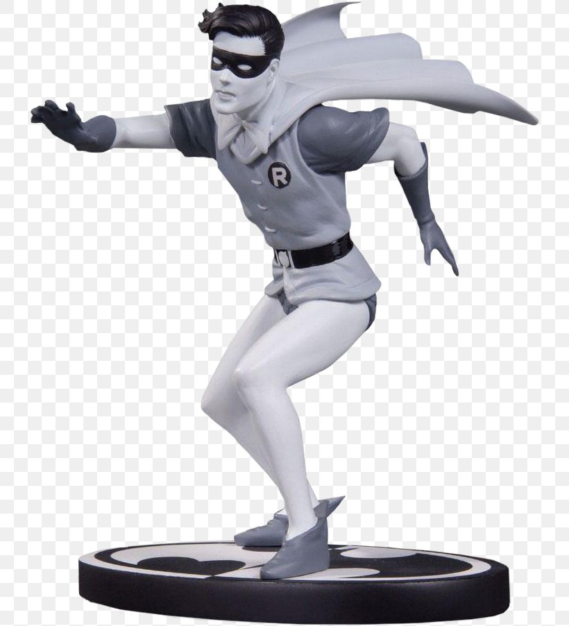 Batman Black And White Robin Statue Detective Comics, PNG, 737x902px, Batman, Action Figure, Action Toy Figures, Artist, Baseball Equipment Download Free