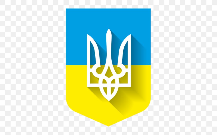 Coat Of Arms Of Ukraine Flag Of Ukraine Trident, PNG, 512x512px, Ukraine, Brand, Coat Of Arms, Coat Of Arms Of Russia, Coat Of Arms Of Ukraine Download Free