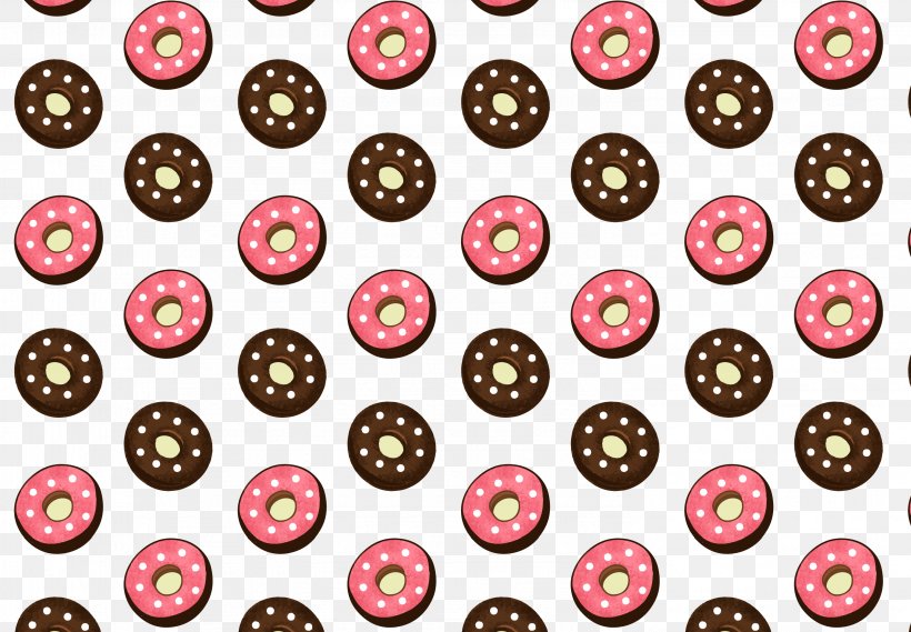 Doughnut Cartoon Illustration, PNG, 2956x2052px, Doughnut, Cartoon, Chocolate, Magenta, Pink Download Free