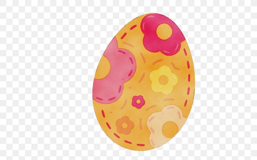 Easter Egg, PNG, 512x512px, Watercolor, Easter Egg, Food, Footwear, Orange Download Free