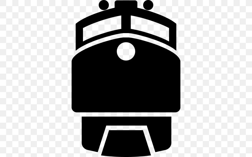 Train Rail Transport Locomotive, PNG, 512x512px, Train, Area, Black, Black And White, Brand Download Free