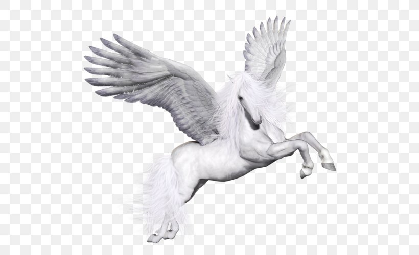 Horse Pegasus Unicorn Clip Art, PNG, 500x500px, Horse, Art, Artwork, Beak, Bird Download Free