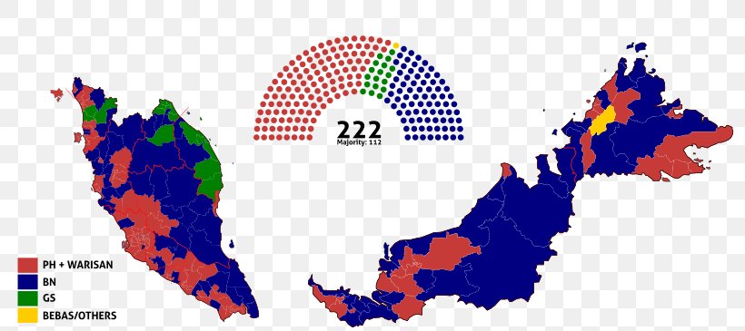 Malaysian General Election, 2018 Map Royalty-free, PNG, 800x365px, Malaysian General Election 2018, Blank Map, Malaysia, Map, Mapa Polityczna Download Free