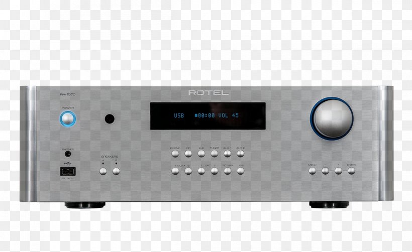 Rotel 240W 2.0-Ch. Amplifier Audio Power Amplifier Integrated Amplifier Rotel RA1572 Amplifier, PNG, 1200x736px, Rotel, Amplifier, Analogue Electronics, Audio, Audio Equipment Download Free