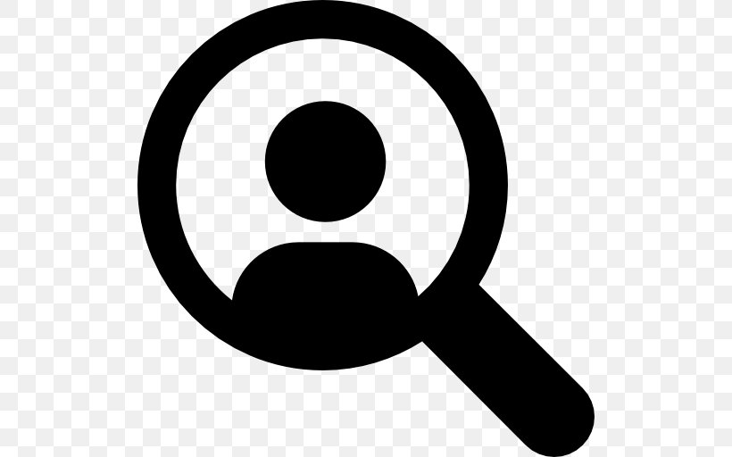 Magnifying Glass Symbol, PNG, 512x512px, Magnifying Glass, Black, Black And White, Magnifier, Monochrome Photography Download Free